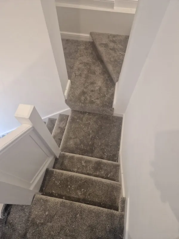 Carpet on the stairs