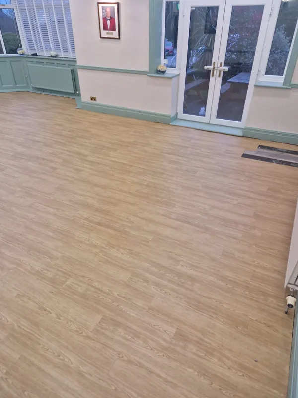 LVT through to the French doors
