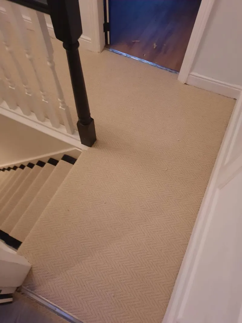 Carpet across the landing